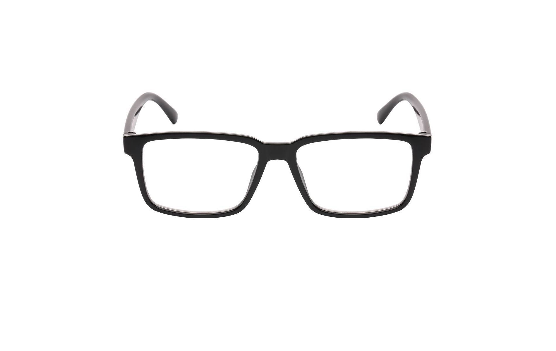 ICU Eyewear Wink Lockwood Black Rectangle Reading Glasses +1.25