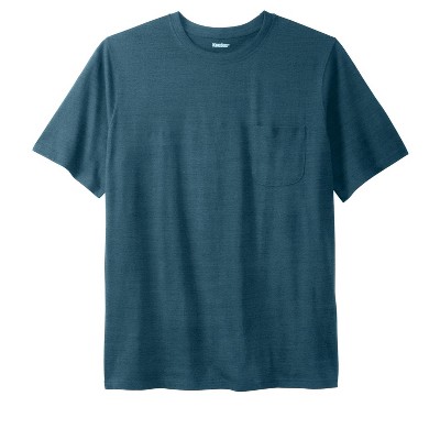 KingSize Shrink-Less Lightweight Pocket Crewneck T-Shirt