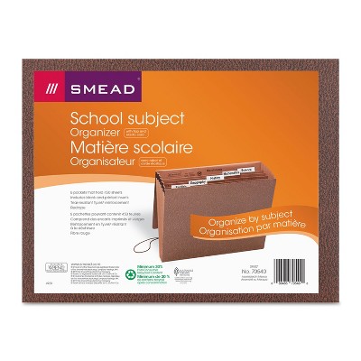 Smead Expanding File 6 Pockets 1/5 Tab Redrope Printed Letter Redrope Printed 70540