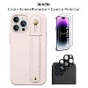SaharaCase iPhone 14 Pro Max 6.7" Protection Bundle FingerGrip Case with Tempered Glass Screen and - 2 of 4