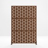 PexFix Outdoor Metal Privacy Screen Garden Fence in Square Pattern - 3 of 4