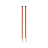 Buyers Products 1308110 Bolt On Snow Plow Vehicle Bumper Low Temp Nylon Marker Sight Guides Pair with Vertical Mounting Hardware, Fluorescent Orange - 2 of 4