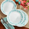 LunaLulinlk 4-Piece Dinner Plate Set , Teal - 3 of 4