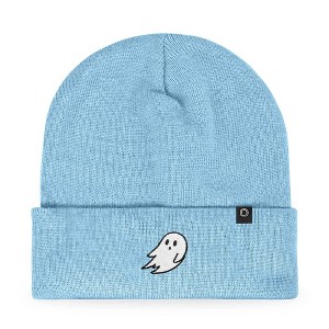 Dalix Ghost Embroidered Beanie Hat Knit Cap Cold Weather Womens - 1 of 4