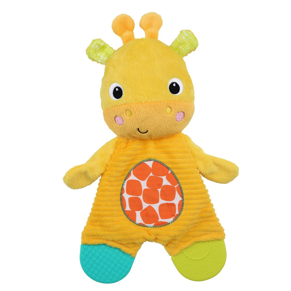 Photos - Bottle Teat / Pacifier Bright Starts Snuggle Teethe Plush Teething Baby Toy – Giraffe 