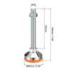 Unique Bargains Carbon Steel Non-Skid Adjustable Furniture Table Feet Leveling Feet 4 Pcs - 2 of 4