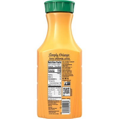 Simply Orange Pulp Free with Calcium &#38; Vitamin D Juice - 52 fl oz