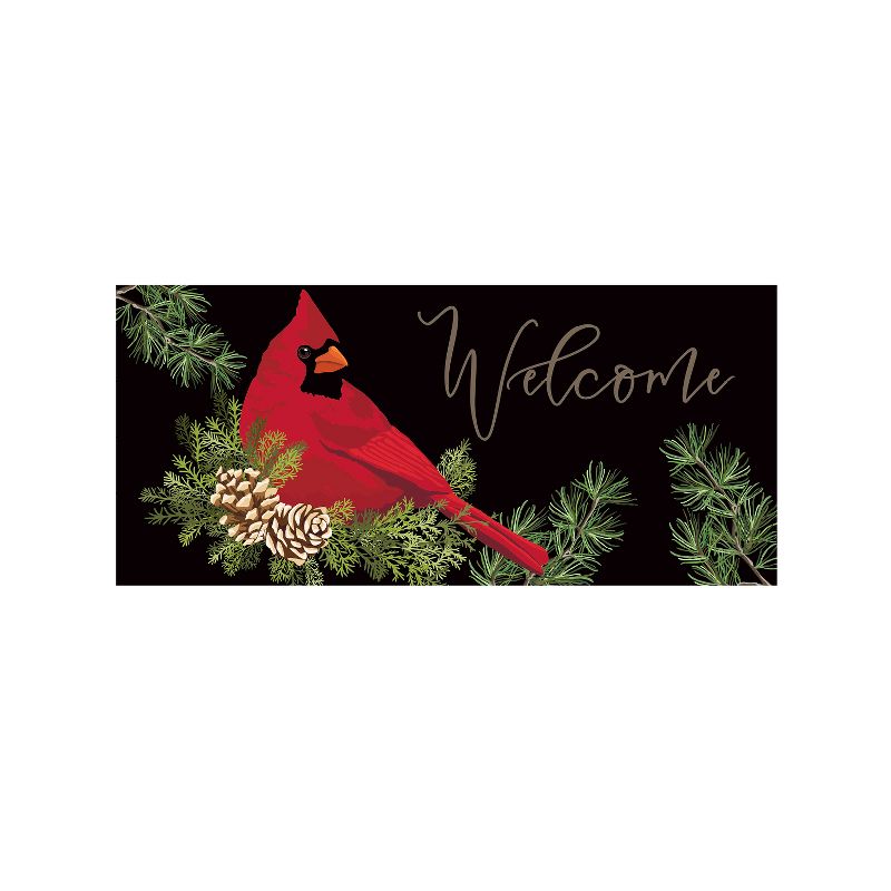 Evergreen Cardinal and Evergreen Sassafras Indoor Outdoor Switch Doormat 1'10"x10" Multicolored, 1 of 5