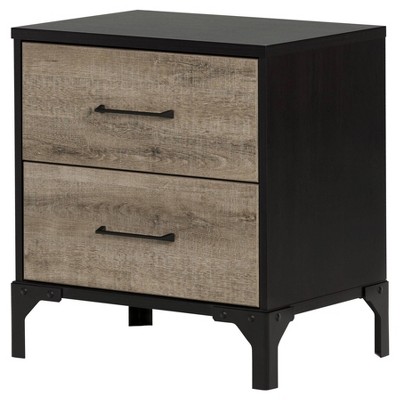 Valet 2-Drawer Nightstand Brown - South Shore