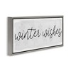 Stupell Industries Winter Wishes Sentiment, 25" x 11" - 3 of 4