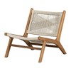 South Shore Balka Lounge Chair Cream/Natural - 2 of 4