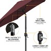 Yaheetech 9FT Patio Umbrella Market Umbrella with Button Tilt and Crank - 4 of 4