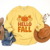 Simply Sage Market Hello Fall Pumpkin Distressed Garment Dyed Long Sleeve - 3 of 4