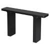 60" Console Table with Acacia Veneer,Modern Minimalist Entryway Table for Hallway,Living Room,Foyer-Baofuwish - 3 of 4