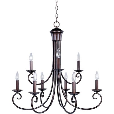 Maxim Lighting Loft 9 - Light Chandelier in  Oil Rubbed Bronze