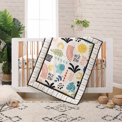 The Peanutshell Boho Story Baby Crib Bedding Set - 3pc