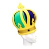 Foam Party Hats Luxurious Mardi Gras Crown Hat - 2 of 4
