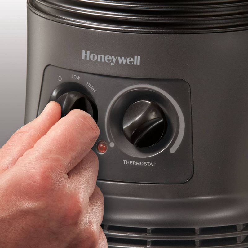 Honeywell HHF360B 1500W 360˚ Surround Indoor Heater Black, 6 of 16