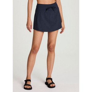 Avalanche Women's Super Soft Interlock Jersey Golf Tennis Skort with Inner Compression Pocket, Built In Shorts - 1 of 4