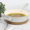 Gibson Rexford 5 Quart Ceramic Nonstick Aluminum Saute Pan with Lid - 4 of 4