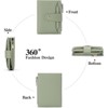 Clotth Small Wallets for Women - RFID Blocking PU Leather Bifold Wallets, Removable ID Window & Zipper Pocket for Daily Use,Travel,Commuting - 4 of 4