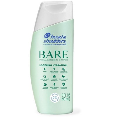 Head & Shoulders BARE Soothing Hydration Dandruff Shampoo, Anti-Dandruff Treatment, 3 FL OZ