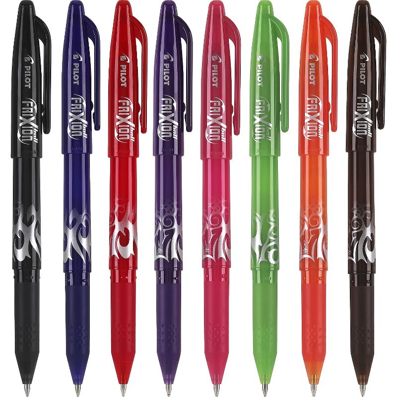 Pilot FriXion Ball Erasable Gel Ink Stick Pen Assorted Ink 0.7mm 8/Pack 31569, 2 of 5