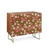 Schatzi Brown Jirra Floral Olive Walnut Credenza - Deny Designs - 2 of 3