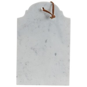 Large White Marble Kitchen Serving Cutting Board - Foreside Home & Garden - 1 of 4