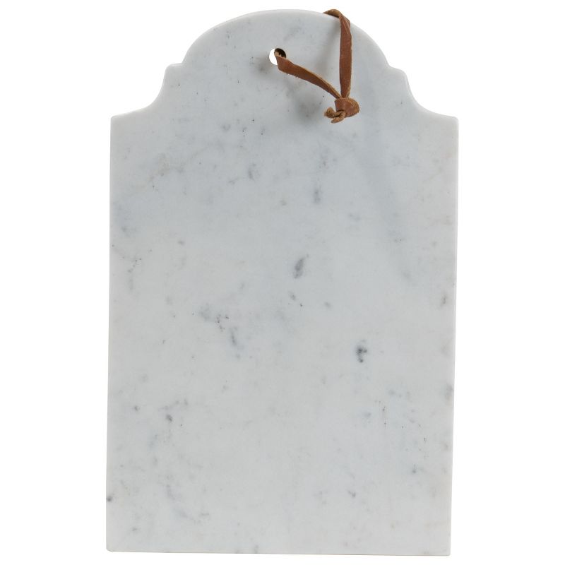 Large White Marble Kitchen Serving Cutting Board - Foreside Home & Garden, 1 of 6