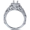 Pompeii3 3/8ct Vintage Diamond Engagement Ring 14K White Gold - 4 of 4