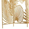 Glam Metal And Acrylic Room Divider Screen Gold - Olivia & May