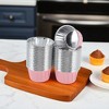Unique Bargains Curled Rim Disposable Baking Cups Coated Baking Paper 2.56" x 1.57" 50 Pcs - 2 of 4
