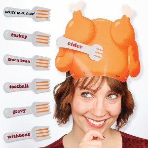 Big Dot of Happiness Thanksgiving Turkey Guessing Game, Fun Thanksgiving Games for Kids and Adults, Family Guess Who Game, Friendsgiving Party Games, - 1 of 4