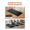VEVOR Treadmill Mat for Carpet Floor, 23.62" x 51.18" x 0.16" Exercise Equipment Mat for Elliptical and Walking Pad, Black - 3 of 4