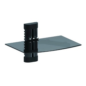 Promounts Tempered Glass Floating Wall Shelf, Holds Up to 17.6 lbs - 1 of 4