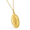 Pompeii3 14k Yellow Gold St. Jude Thaddeus Medal Pendant 1" Tall 3.5 Grams - 2 of 4