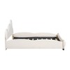 Whisen Velvet Platform Bed with Bear-Shaped Headboard and Bed-End Storage Pocket - image 4 of 4