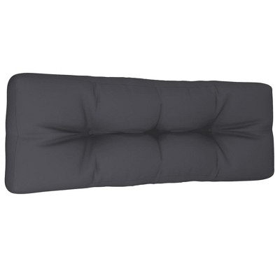 vidaXL Outdoor Pallet Cushion, Water-Repellent Fabric in Anthracite, Standard Size 47.2