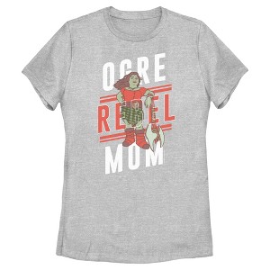 Women's Shrek Ogre Rebel Mom  T-Shirt -  - - 1 of 4