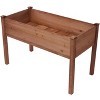 Whisen Elevated Wooden Garden Bed with Legs - 4 of 4