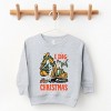 I Dig Christmas Excavator - Toddler Graphic Sweatshirt and Youth Graphic Sweatshirt - 2 of 4