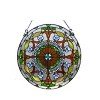 Chloe Lighting Violetta Tiffany-Glass Victorian Window Panel 24" - 2 of 3