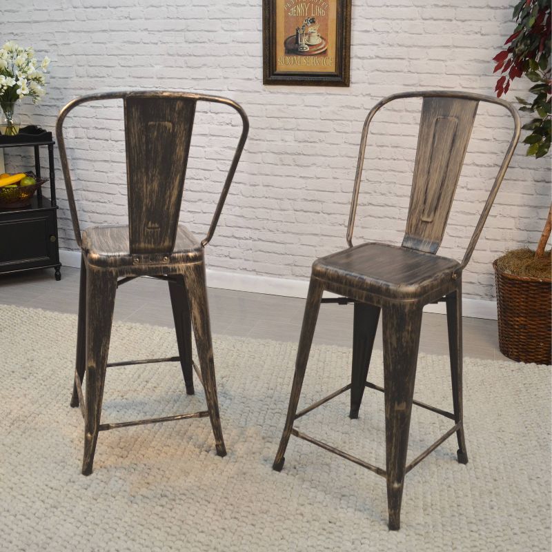 Set of 2 24" Sadie Counter Height Barstools - Carolina Chair & Table, 3 of 6