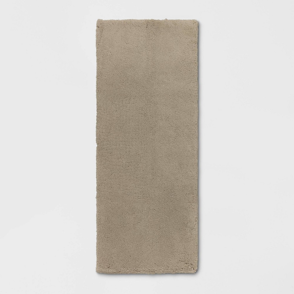 24inx60in Bath Rug Taupe - Threshold Signature™