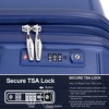 Wooakway Double Spinner Wheels PP Luggage Sets Lightweight Durable Suitcase with TSA Lock 3-Piece Set (20"/24"/28") - 4 of 4