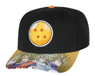 Dragon Ball Z Majin Buu & Goku Sublimation Panel Baseball Cap : Target