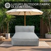 BDELITE Outdoor Bean Bag Lounger, Comfy Foam, Cover Removeable, Washable and Water-Resistant for Pool, Deck, Backyard-57*47.3*14 Inch - 4 of 4