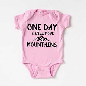 The Juniper Shop One Day I Will Move Mountains Baby Bodysuit - 1 of 2