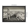 Amanti Art Two Cheetahs watching out by Henrike Scheid Canvas Wall Art Print Framed 23-in. x 16-in. - 4 of 4